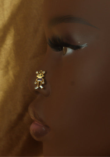 Robot Gem Nose Stud Piercing Jewelry - YoniDa&