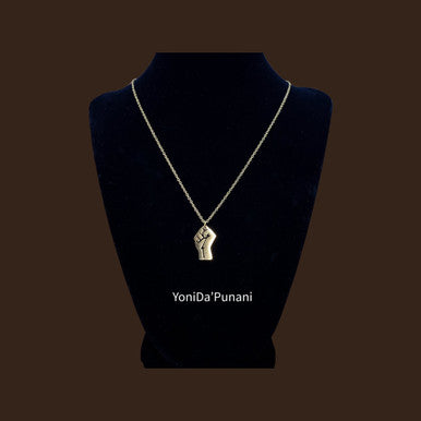 Stainless Steel Raised Fist Necklace Pendant Ornament Jewelry - YoniDa'PunaniNecklace
