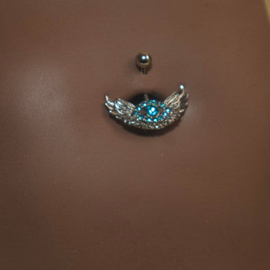 Steel eye wings Navel - YoniDa'PunaniBelly Button