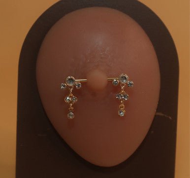 Dangle Big Purr Nipple Rings Body Piercing Jewelry - YoniDa'PunaniNipple Rings