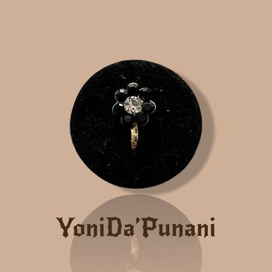 Black Cubic Zircon Gem Nose Cuff Jewelry - YoniDa'PunaniNose Cuff