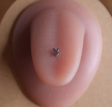 Stainless Steel Bunny Tongue Ring Body Piercing Jewelry - YoniDa'Punani