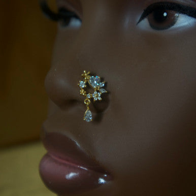 Poseidon Nose Stud Ring Piercing Jewelry - YoniDa&