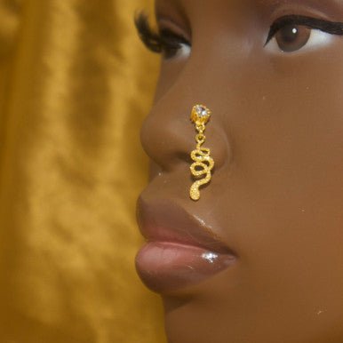 CALYPSO SNAKE NOSE STUD - YoniDa'PunaniNose Stud