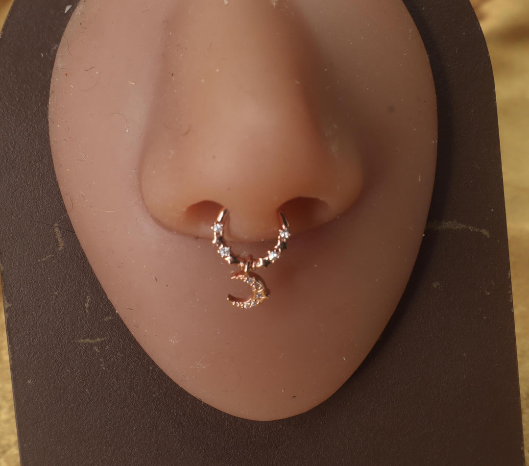 Celestial Chic Half Moon Septum - YoniDa'Punani