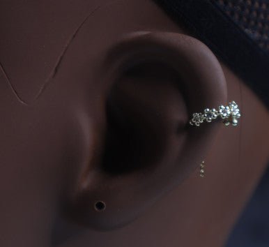 Gold Dainty Ziggy Ear Cuff Non-Piercing Jewelry - YoniDa&