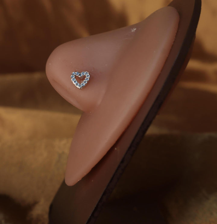 Cute Tiny Heart Nose Stud - YoniDa'Punani