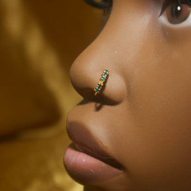 Simple Tessa Nose Hoop Ring Piercing Jewelry - YoniDa&
