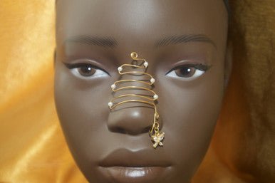 DELUXE BUTTERFLY NOSE BRIDGE NOSE CUFF - YoniDa'PunaniNose Cuff