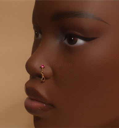 Eternity Gem Nose Stud Piercing Jewelry - YoniDa&