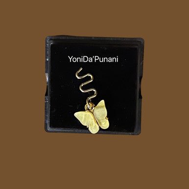 Dangle Butterfly Nose Cuff Clip On Jewelry - YoniDa'PunaniNose Cuff