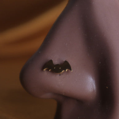 Cute Bat Nose Stud Body Piercing Jewelry - YoniDa'PunaniNose Stud