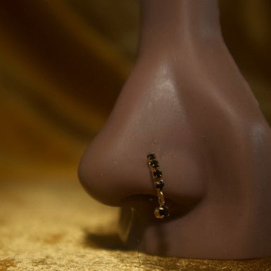 Four You Nose Hoop Stud Ring Piercing Jewelry - YoniDa'Punaninose hoop