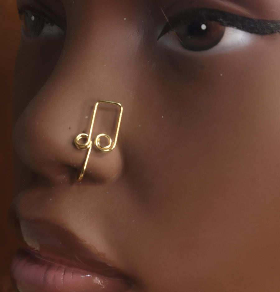 Handmade Music Note Nose Cuff Ring jewelry - YoniDa'Punani