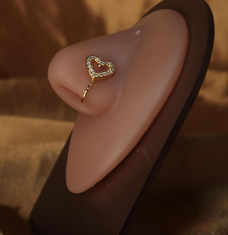 Heart Outline Nose Cuff - YoniDa&