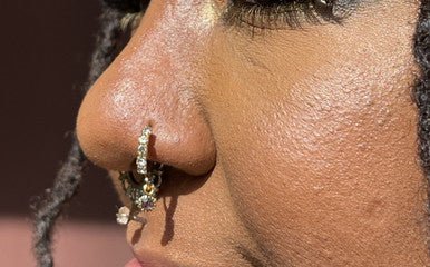 Honey Noop Ring Piercing Jewelry - YoniDa'Punaninose hoop