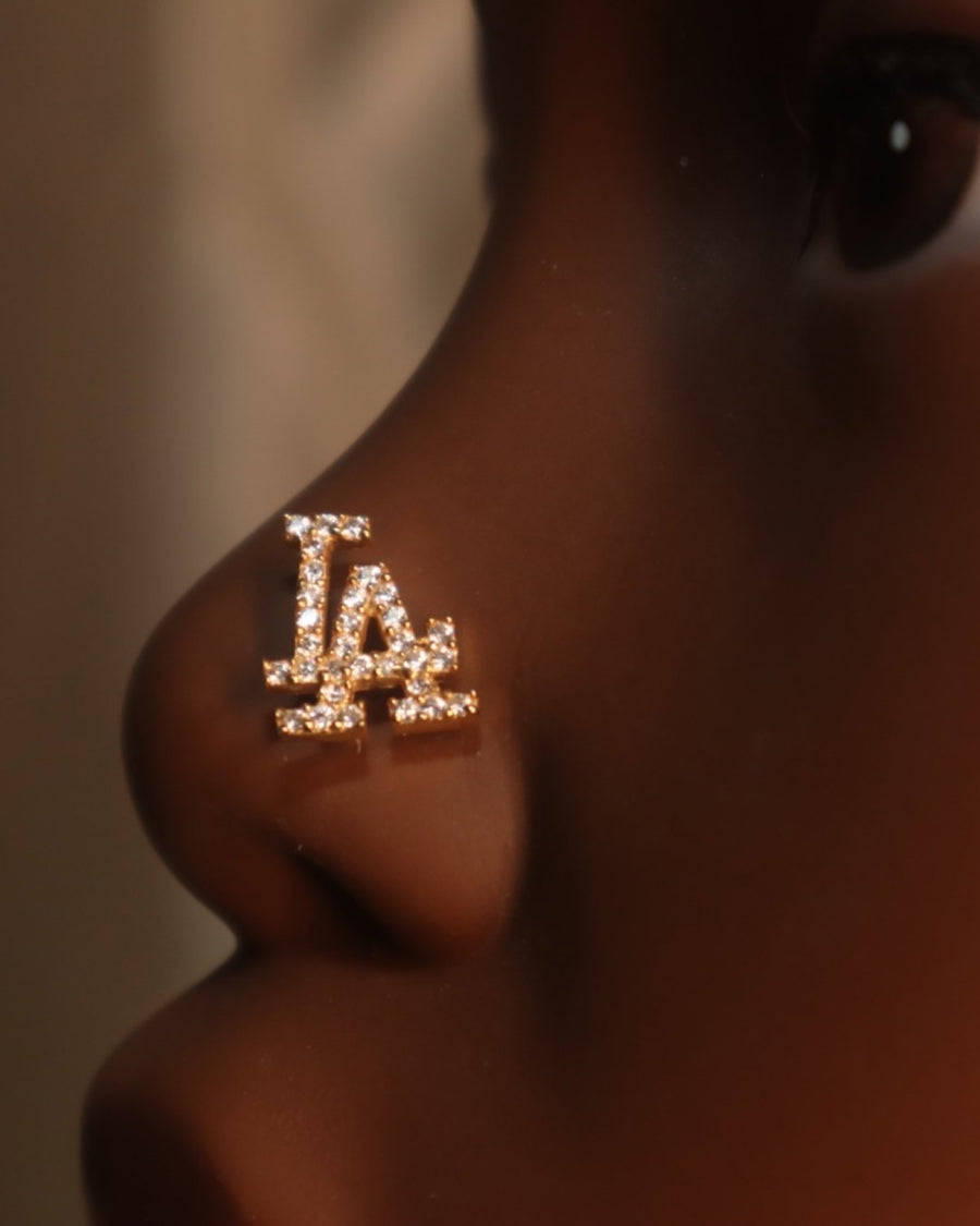 LA Symbol Nose Stud Jewelry - YoniDa'Punani