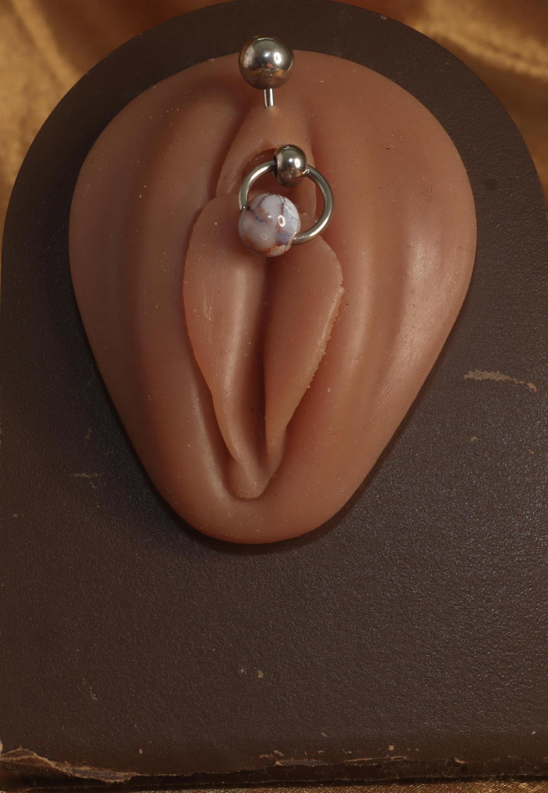 Marble White Intimate Genital Body Piercing Jewelry - YoniDa&