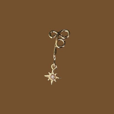 Medusa Dangle Star Cubic Zircon Gem Nose Cuff Jewelry - YoniDa'PunaniNose Cuff