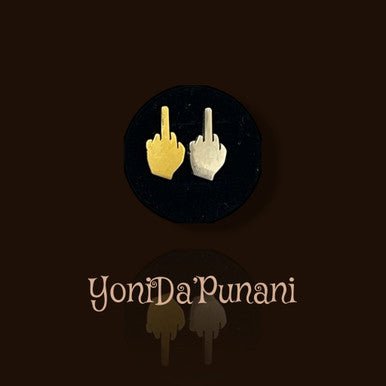 Middle Finger Mood Nose Stud Piercing - YoniDa'Punaninose stud