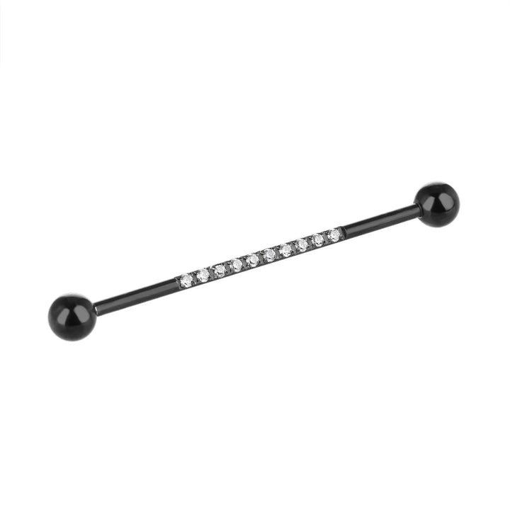 New Gem Line Industrial Barbell Body Piercing Jewelry - YoniDa'Punani