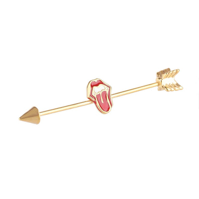 New Sexy Stick Tongue Industrial Barbell Body Piercing - YoniDa'Punani