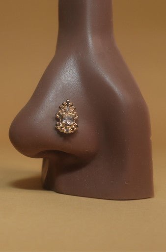 Cubic Zircon Gem Magnetic Nose Stud Piercing Jewelry - YoniDa'PunaniMagnetic