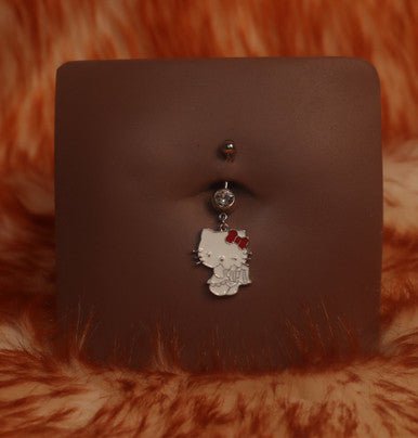 Oops Kitty Navel Belly Button Ring Jewelry - YoniDa'PunaniBelly Button