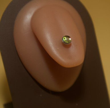 Opal Color Tongue Ring Barbell Body Piercing Jewelry - YoniDa'PunaniTongue Ring