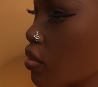 Ophidian Nose Stud Piercing Jewelry - YoniDa'PunaniNose Stud