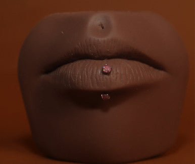 Pink lip ring Jewelry - YoniDa'PunaniLip Piercing