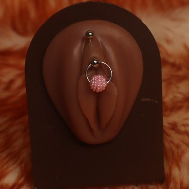 Pink Pearl Intimate Genital Body Piercing Jewelry - YoniDa&