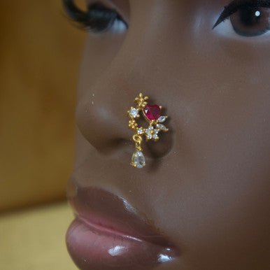 Poseidon Nose Stud Ring Piercing Jewelry - YoniDa'PunaniNose Stud