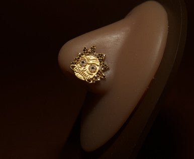 R & M Gemstones Nose Stud Piercing Jewelry - YoniDa&