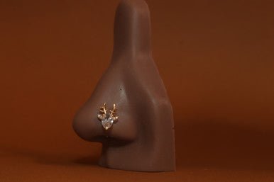 Reindeer Nose Stud Piercing Jewelry - YoniDa'PunaniNose Stud