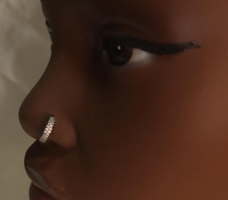 Rhinestone Crystal Nose Hoop Jewelry - YoniDa&