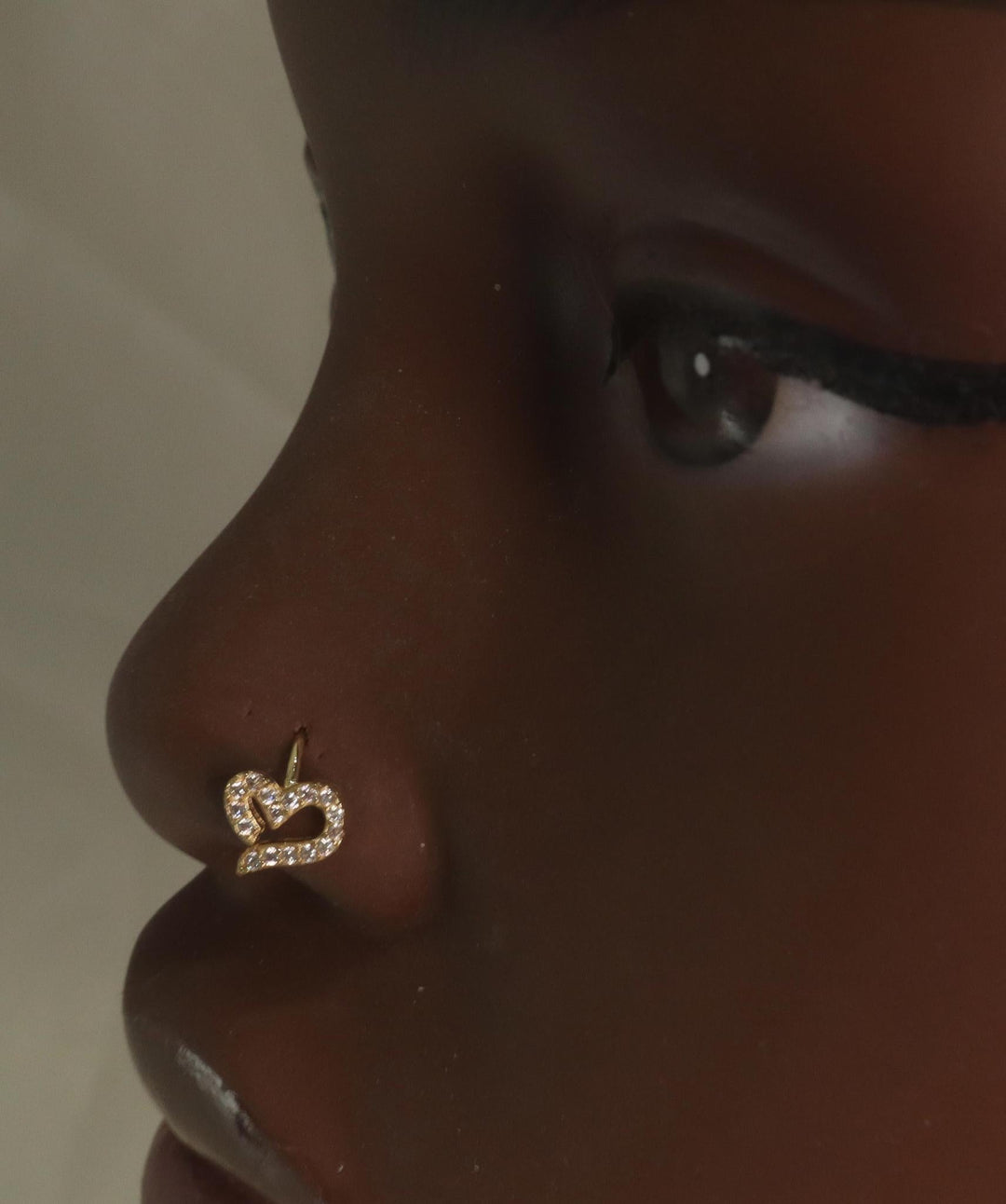 Rich Heart Nose Hoop Piercing - YoniDa'Punani