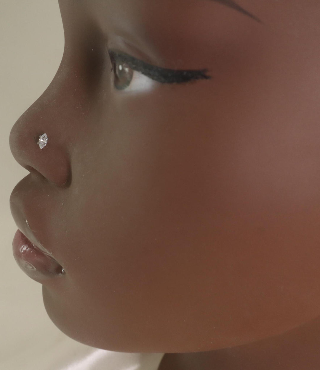 Simple Rhinestone New Nose Stud Piercing - YoniDa'Punani