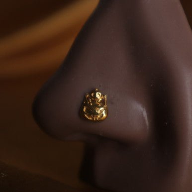 Spider Pumkin Nose Stud Ring Piercing Jewelry - YoniDa'PunaniNose Stud