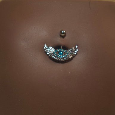 Steel eye wings Navel - YoniDa'PunaniBelly Button