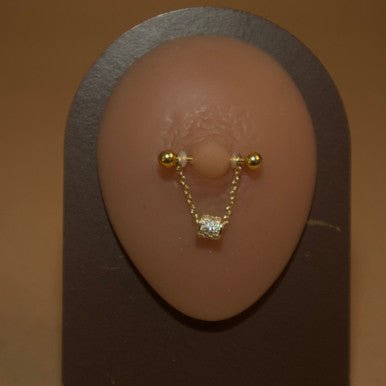 Steel Long Barbell Nipple Ring Body Piercing Jewelry - YoniDa&