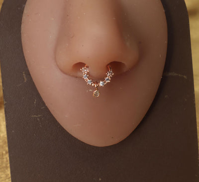 Stylish Dangling Septum Nose Drop - YoniDa'Punani