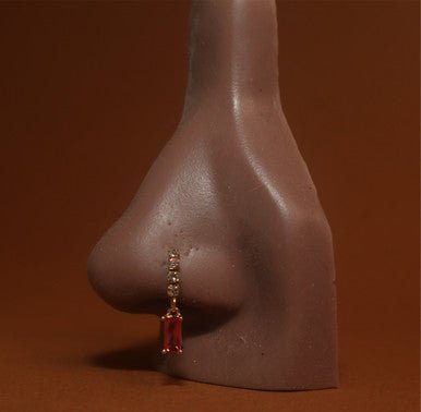 Dangle Teardrop Nose Hoop Piercing Jewelry - YoniDa'Punaninose hoop