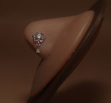 Twilight Nose Stud Dangle Gem Stud - YoniDa'PunaniNose Stud