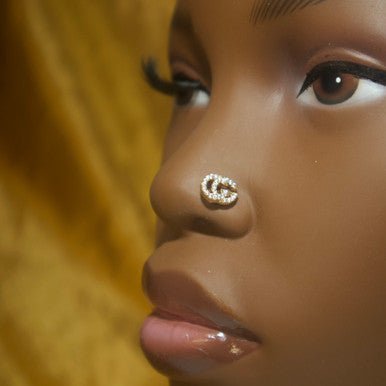 We Gucci Nose Stud Ring Piercing Jewelry - YoniDa'Punaninose stud