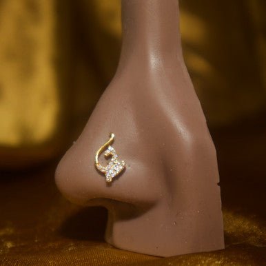 Y2K Cubic Zirconia Nose Stud Ring Piercing Jewelry - YoniDa'PunaniNose Stud