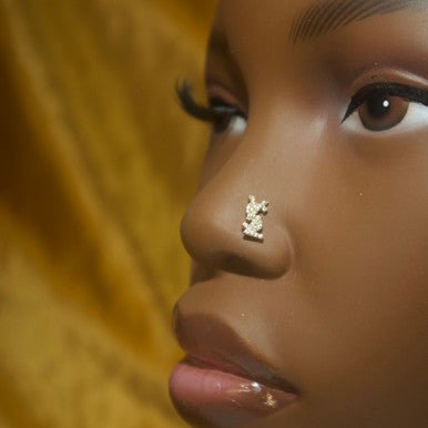 Ysl Nose Stud Ring Piercing Jewelry - YoniDa'Punaninose stud